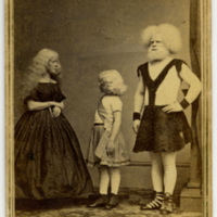 Family of albino performers